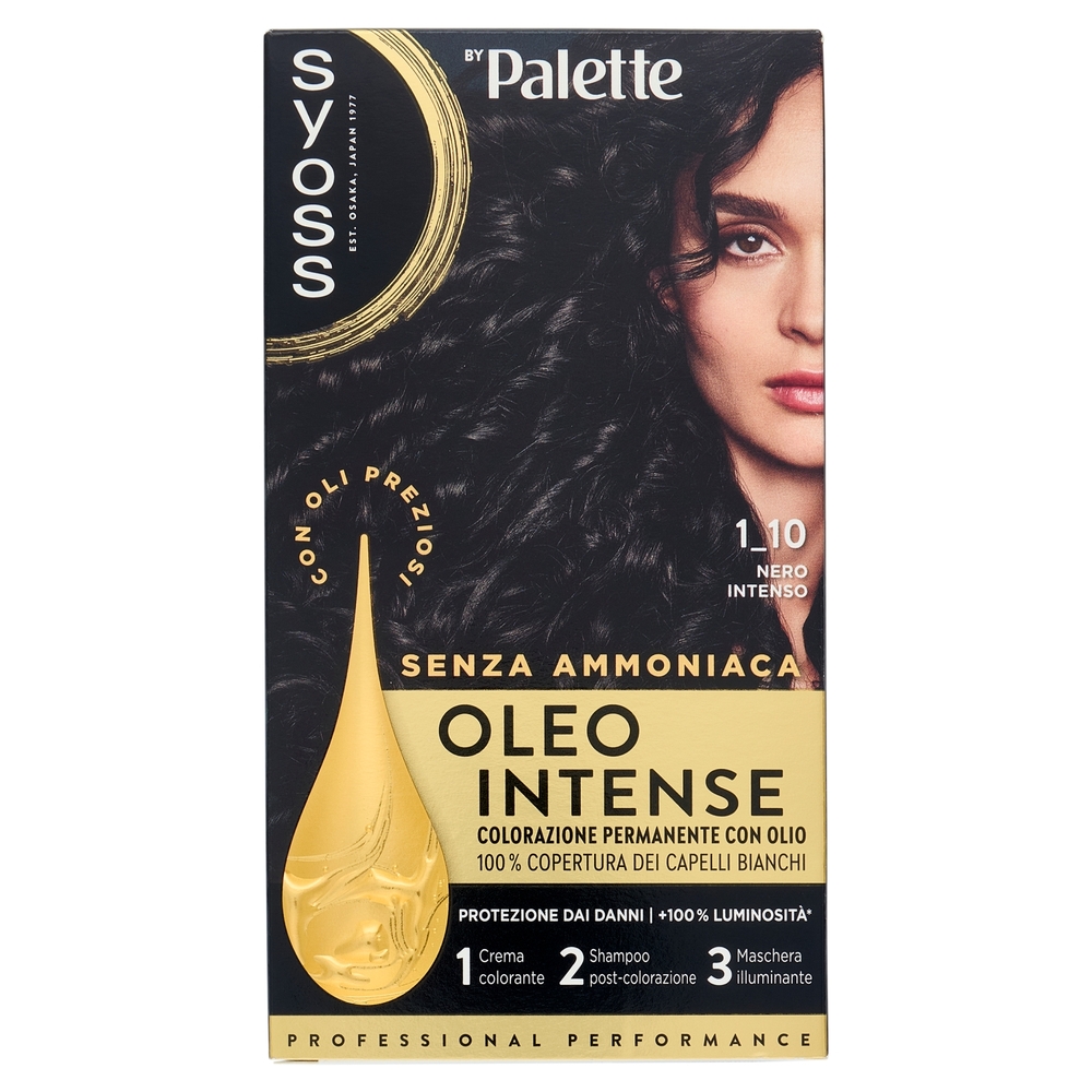 Syoss By Palette oleo intense Nero Intenso 1-10